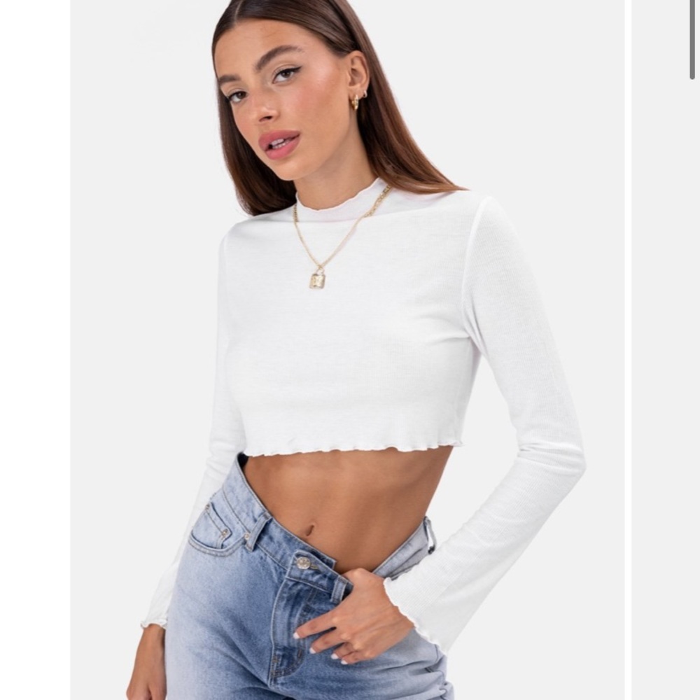 Sanders Wavy Adika Cropped Tee
